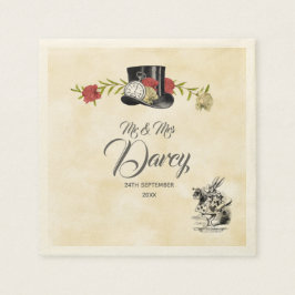 Guardanapo Descartável Alice no País das Maravilha