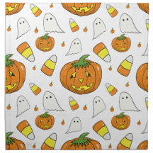 Halloween Pumpkin Cloth Napkins