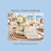 Listra Costeira Pastel dos Hamptons Boutique