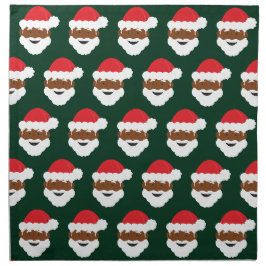 Guardanapo Natal de Papai Noel Negro