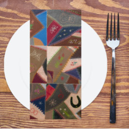 Guardanapo Rustic Patchwork Quilt Pattern Modern Farmhouse