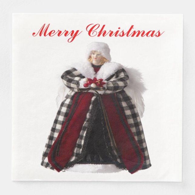 Guardanapos Anjo de Natal 1 (Frente)