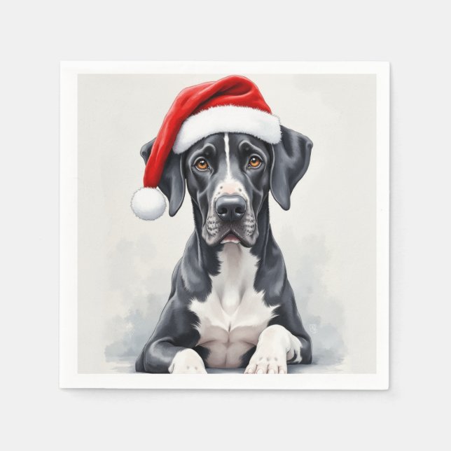 Guardanapos belos Great Dane (Frente)