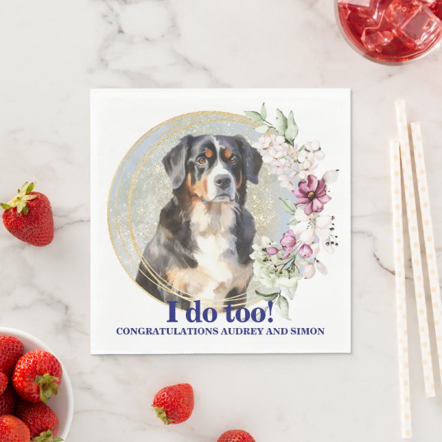 Guardanapos Bernese Mountain Dog I Do Too (Insitu)