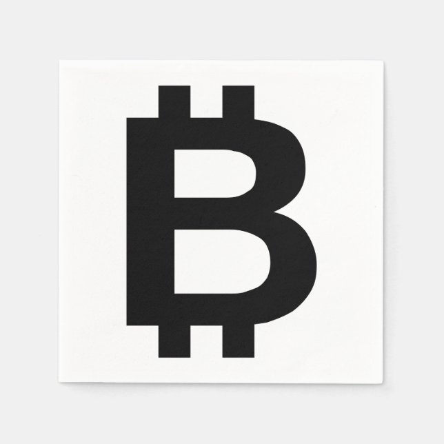 Guardanapos Bitcoin B Bold 3 Camadas (Frente)