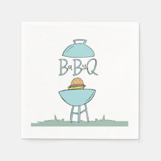 Guardanapos Blue Baby BBQ