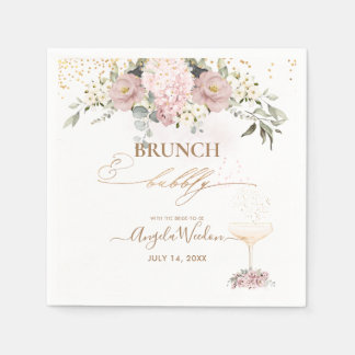 Guardanapos Bubbly Brunch Rosas Empoeiradas Aquare