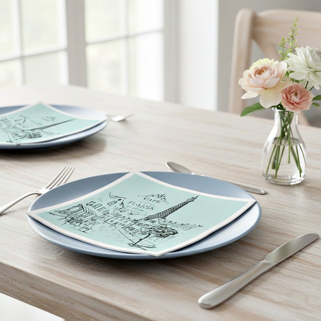 Guardanapos Cafe Paris (Criador carregado)