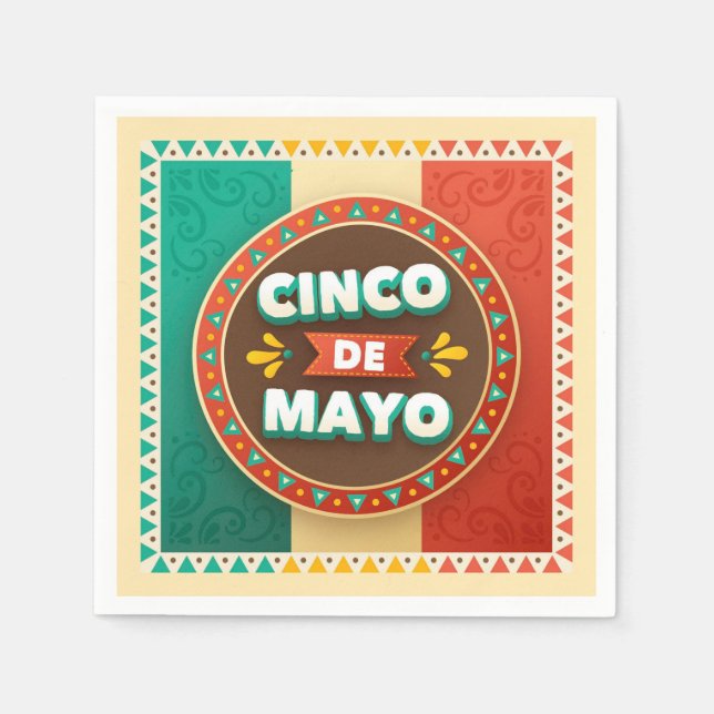 Guardanapos Cinco De Mayo (Frente)
