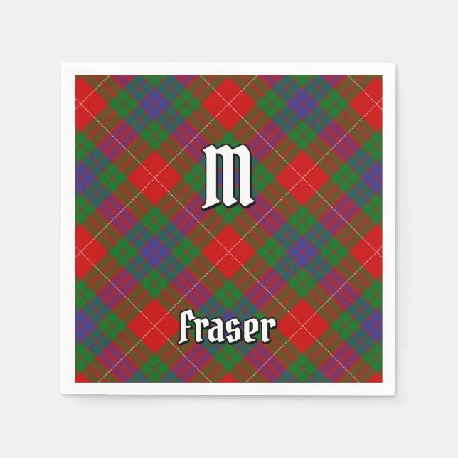 Guardanapos Clan Fraser Tartan (Frente)
