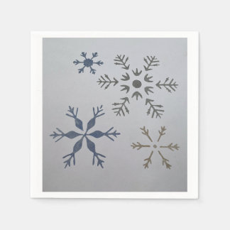 guardanapos com floco de neve
