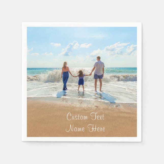 Guardanapos com Foto Personalizados com Texto Pers (Frente)