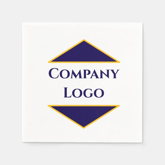 Guardanapos com Logotipo Personalizado da Empresa  (Frente)