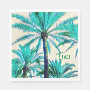 guardanapos da palmeira tiki luau