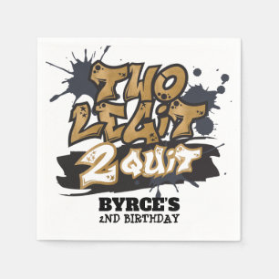 Guardanapos de Aniversário Dois Legítimos para Des