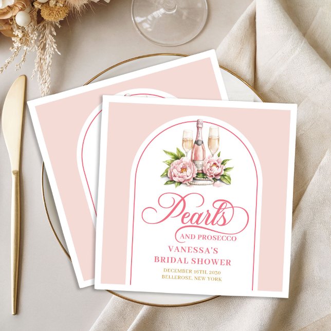 Guardanapos de aquarela chiques para chá de panela (Chic watercolor napkins bridal shower blush gold

)