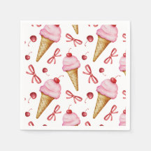 Guardanapos de Aquarela Sweet Coquette