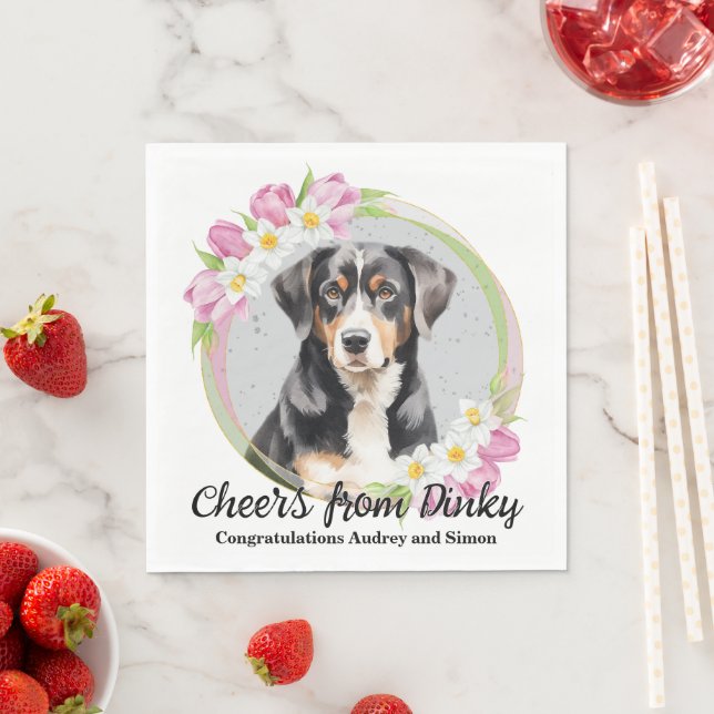 Guardanapos de Cachorro da Montanha Entlebucher co (Insitu)