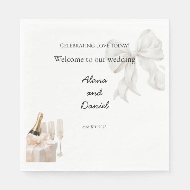 Guardanapos de Casamento (Frente)