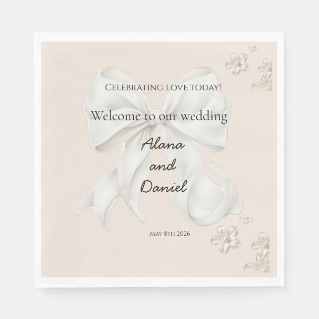 Guardanapos de Casamento (Frente)