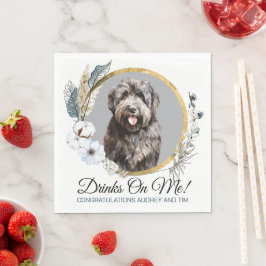 Guardanapos de casamento Bouvier des Flandres com