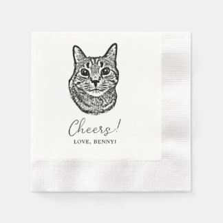 Guardanapos de casamento com desenho personalizado