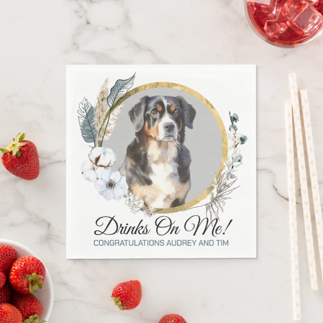 Guardanapos de Casamento do Cão de Montanha de Ber (Insitu)