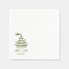 Guardanapos de casamento em taça de champanhe dese