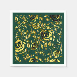 Guardanapos de casamento Emerald Romance