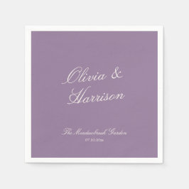 Guardanapos de Casamento Jardim Malva