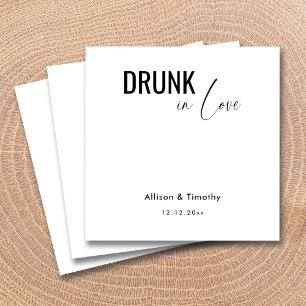 Guardanapos de Casamento Personalizados Bêbado de 
