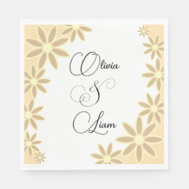 guardanapos de casamento personalizados do rico