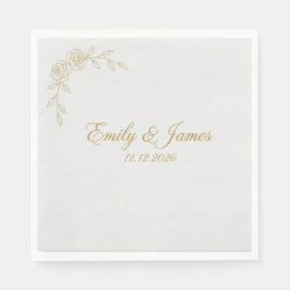Guardanapos de Casamento Personalizados | Estampad