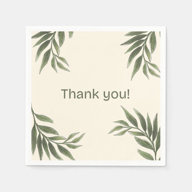 guardanapos de casamentos com tema oleoso (Frente)