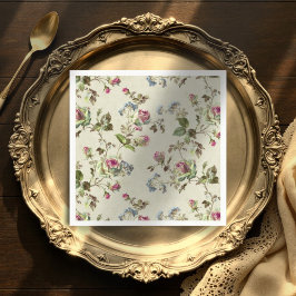 Guardanapos de casamentos do rosa do Vintage