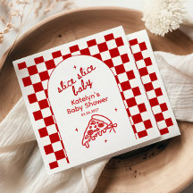 Guardanapos de Churrasco de Baby Shower Tema Slice