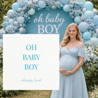 Guardanapos de Chuva Oh Baby Boy Turquesa Personal