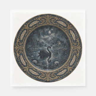 Guardanapos de Cisne Gótico Vitoriano