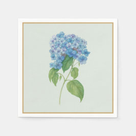 Guardanapos de Cocktail Blue Hydrangea — Elegant B