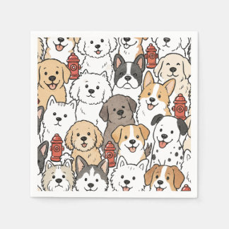 Guardanapos de Cocktail Cachorrinho