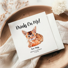 Guardanapos de Cocktail Casamento de Gato