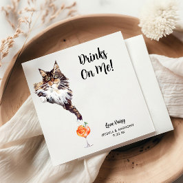 Guardanapos de Cocktail Casamento de Gato