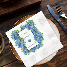 Guardanapos de Cocktail de Casamento com Aquarela 