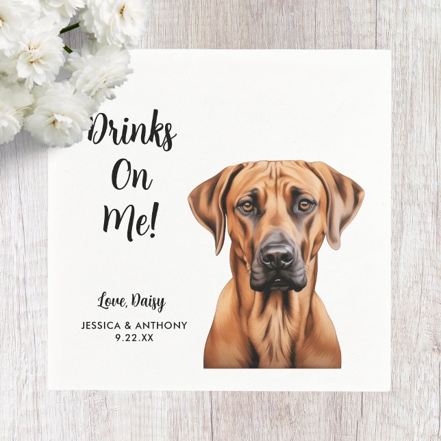 Guardanapos de Cocktail para Casamento de Animais  (Criador carregado)