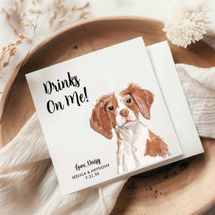 Guardanapos de Cocktail para Casamento de Cachorro