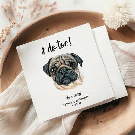 Guardanapos de Cocktail para Casamento de Cachorro