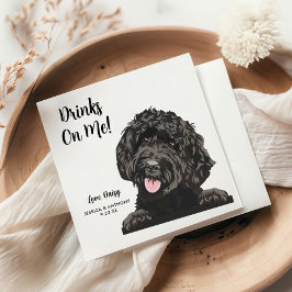 Guardanapos de Cocktail para Casamento de Cachorro