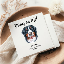 Guardanapos de Cocktail para Casamento de Cachorro