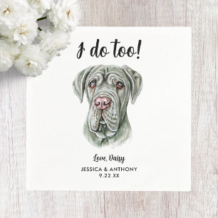 Guardanapos de Cocktail para Casamento de Cachorro