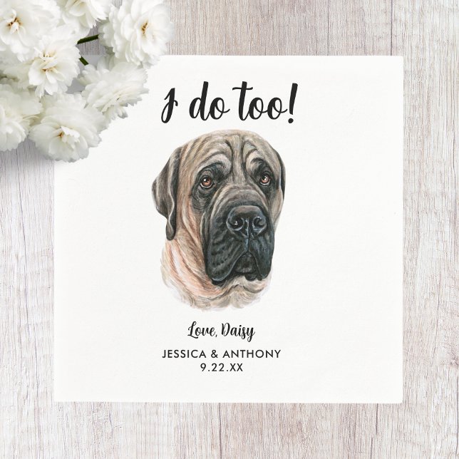 Guardanapos de Cocktail para Casamento de Cachorro (Criador carregado)